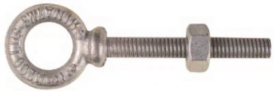 Forged Eye Bolt, Galvanized, 3/8 x 2-1/2 In.