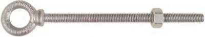 Forged Eye Bolt, Galvanized, 3/8 x 6 In.