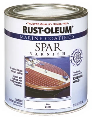 Marine Coatings Spar Varnish, Clear Gloss, 1-Qt.