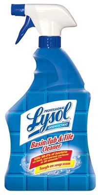Professional Disinfectant Basin Tub & Tile Cleaner, 32-ounce Trigger Spray