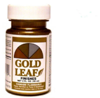 Craft Paint, Pale Gold Leaf Finish, 2-oz.