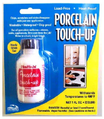 Porcelain Touch-Up Paint, White, 1 oz.