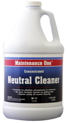 Neutral pH Glass and Floor Cleaner, 1 Gallon Bottle