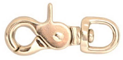 Swivel Trigger Snap, Round, Zinc, 3/8 In.