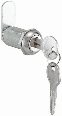 1-3/8 Inch Chrome Finish Stainless Steel Drawer And Cabinet Lock With Keys