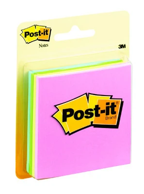 Note Pads, Assorted Colors, 4-Pk.