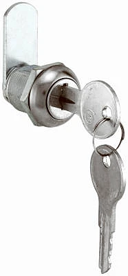 5/8 In. Chrome Finish Metal Drawer/ Cabinet Lock