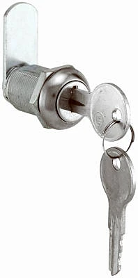 7/8 In. Chrome Finish Drawer/ Cabinet Lock