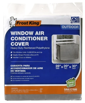 Outside Window Air Conditioner Cover, 28  W x 20  T x 30  D