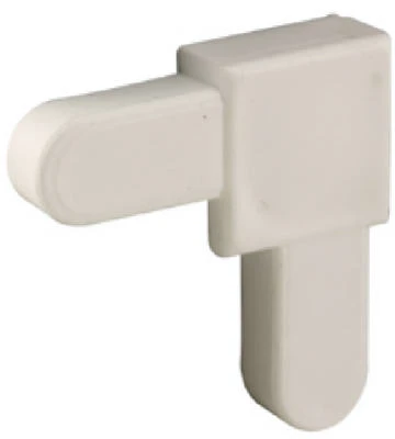 Mobile Home Screen Frame Corner, White, 1/4 In., 100-Pk.