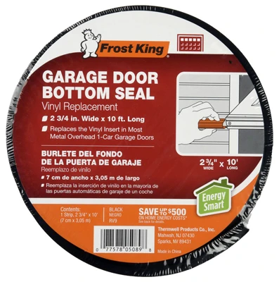 Vinyl Garage Door Bottom Weatherseal, 2.75 In. x 10 Ft.