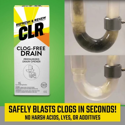 Clog-Free Drain Opener, 4.5 Ounce Bottle