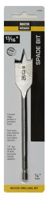13/16-inch Wood Boring Spade Drill Bit With Micro-groove Point