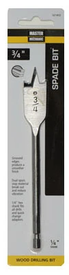 3/4-inch Wood Boring Spade Drill Bit - Model 521453
