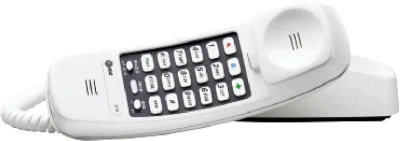 White Trimline Corded Telephone