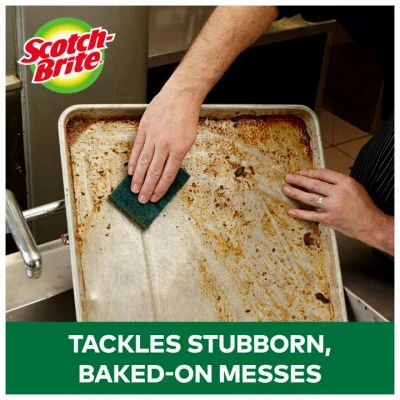 Heavy Duty Scour Pad, 6 x 3.8 In., 3-Pk.
