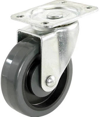 4 Inch Polyurethane Wheel Swivel Plate Caster with Durable Metal Frame