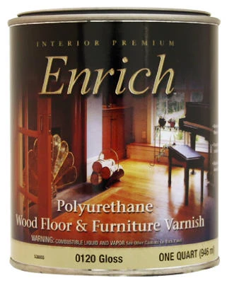 Polyurethane Varnish Interior Gloss Finish One Quart