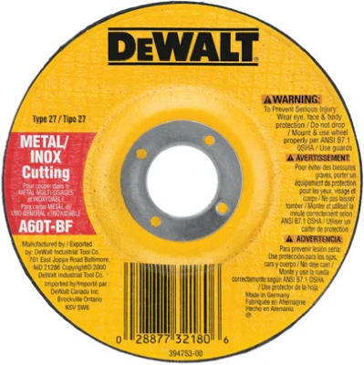 4 In. Thin Metal-Cutting Wheel