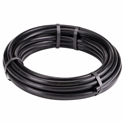 Water Supply Tubing, Black Polyethylene, 1/2-In. x 50 Ft.