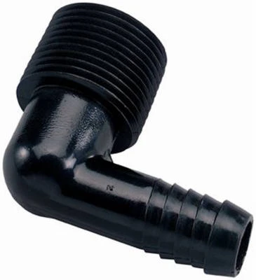 Underground Sprinkler Riser Flex Elbow, 3/4 MPT x 1/2 In. Barb