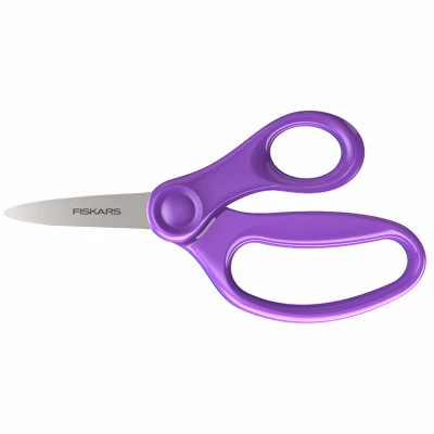 Pointed Tip Scissors with Plastic Handles for Precision Cutting