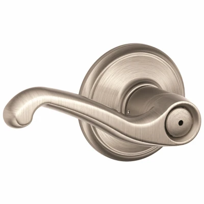 Flair Privacy Lockset, Satin Nickel