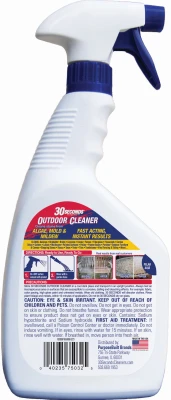 Outdoor Cleaner Ready-To-Use 1 Quart Bottle for Exterior Surfaces