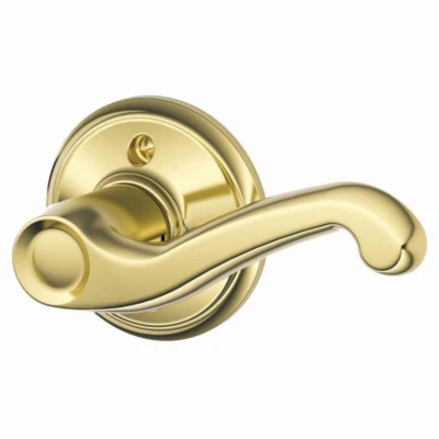 Brass Flair Right-Hand Dummy Lockset