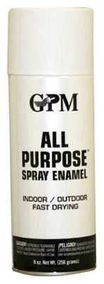 Spray Paint Flat White 9 Ounce Aerosol Can