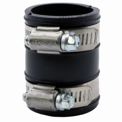 Tubular Drain Pipe Connector, 1-1/2 x 1-1/4 In.