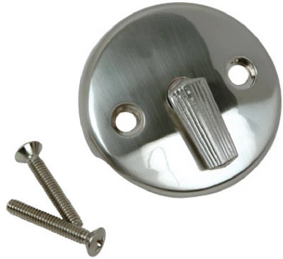 Brushed Nickel Bathtub Drain Overflow Face Plate Model 543-247
