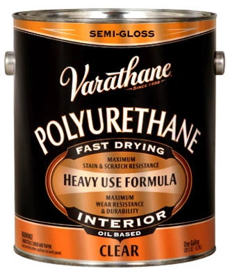 Premium Polyurethane Floor Finish, Oil-Base, Semi-Gloss, 1-Gallon