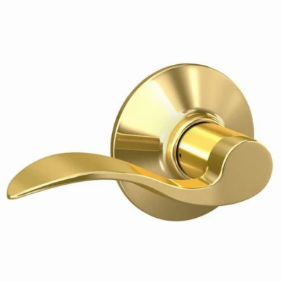 Brass Accent Passage Lever Lockset