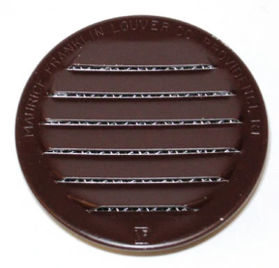 Insect-Proof Mini Louvers, Brown, 2-In., 6-Pk.