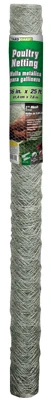 Galvanized Poultry Netting, 2-In. Mesh, 36-In. x 25-Ft.