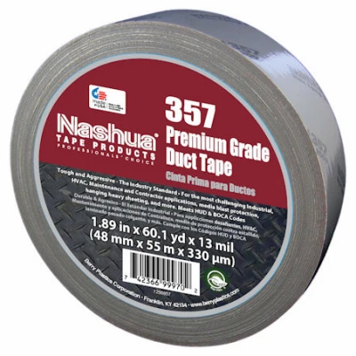 HVAC Duct Tape, Gray, 1.89-In. x 60-Yds.