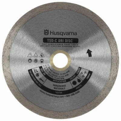 TSD-C Continuous Rim Tile Circular Saw Blade, 7 In.