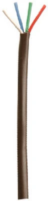 55207-04-07 20/7 Brown Vinyl Thermostat Wire, 250 Ft, Ul Listed, Solid Conductor