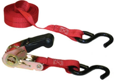 Ratchet Tie Down Strap, 13 Feet Length, Heavy Duty Cargo Securement