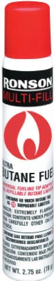 Multi-Fill Butane Lighter Refill Fuel, 2.75 oz.