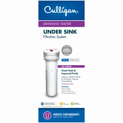 Under-Sink Drinking Water Filter, Cartridge Included