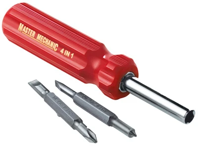 4-In-1 Quick Change Multi-Bit Screwdriver