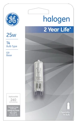 Linear Quartz Halogen Bulb, 25 Watt