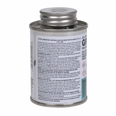 Hercules Grip Thread All-Purpose Sealant, 0.25 Pint, Multi-Use Thread Sealant