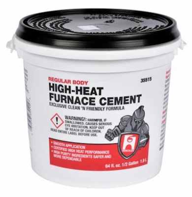 Hercules Furnace & Stove Pipe Cement, 1/2 Gallon