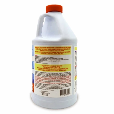 Organic Drain Cleaner, 1/2 Gallon, Natural Formula for Safe and Effective Drain Cleaning
