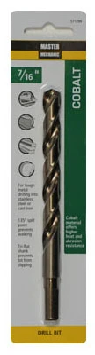 7/16 Inch by 5 and 1/2 Inch Cobalt High-Speed Steel Drill Bit