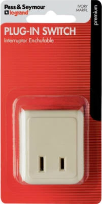 Pass and Seymour 15 Amp Ivory Plug-In Cord Switch