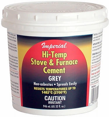 Hi-Temp Stove/Furnace Cement, 32 oz.